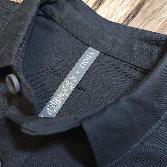 Vuori Mackenzie Jacket Medium Washed Black Cotton Shacket Chore Coat Inspo NWT - Picture 15 of 16